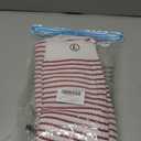 Womens Summer Striped Knit Sweater Vest Cap Sleeve Lightweight Casual Pullover Tank Tops (L)