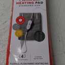 Sunbeam Premium Sunbeam Heating Pad with Compact Storage, Standard Size, Gray (12 x 15 Inch, Grey)