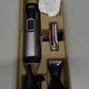 Norelco Philips Nose Trimmer 5000 for Nose, Ears, Eyebrows Trimming Kit, NT5600/62 (7.9 Inch (Pack of 1), Black, Silver)