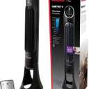 Honeywell QuietSet Whole Room Tower Fan, Oscillating Tower Fan with Remote, Black, HYF290B, 8 Speed