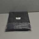 NICETOWN Pitch Black Solid Thermal Insulated Grommet Blackout Curtains/Drapes for Bedroom Window (2 Panels, 42 inches Wide by 63 inches Long, Black)