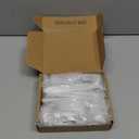 Peaha 10 Pack Acrylic Cabinet Pulls 3in Hole Centers Acrylic Drawer Pulls Cabinet Handles Black Drawer Pulls with Square Acrylic Tube Cabinet Pulls