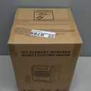 Infrared Space Heater 3 Mode 1500W Electric heater with 6 Quartz Infrared Element Child Lock Timer Remote for Indoor Use WEWARM