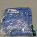 fun shack Flight Attendant Costume Women Blue, Retro Airline Stewardess Outfit with Hat & Gloves Size M