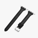 Watchbands Genuine Leather Watch Band 38/40/41mm Black Strap (Flat Interface)