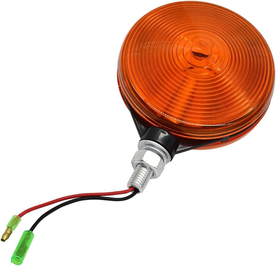 3C081-75870 Amber Hazard Light 3C08175870 for Kubota B L M Series Tractors B2320 B2620 B2650 B2920 B3000 B3200 B3300 B3350 L4740 L4760 L5040 L5060 L5240 L5460 L5740 M5040 M7040 M8540 M9540