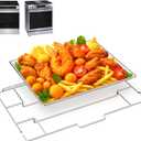 Air Fryer Basket for Oven, Oven Air Fryer Basket and Tray | Stainless Steel Air Fryer Basket and Tray for Frigidaire, Amana 30 Inch Gas Range Oven