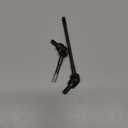 LCX Racing 1/10th RC Crawler Car Hardened Steel Front Univsersal Axle Drive Shaft CVD for RC Car Axial SCX10 III AXI03007 SCX10.3, Upgrades Parts Accessories