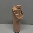 ENCOOL Insulated Water Bottle with Straw Stainless Steel Water Bottle, Leak-Proof, BPA-Free, Double Wall Vacuum Keeps Cold for 24 Hours for Sports, Travel, School (26 oz, Raw Umber)