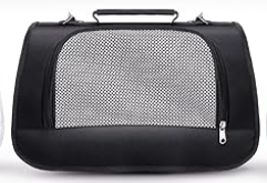 Airline Approved Medium Pet Carrier for Cats & Dogs – Foldable Dog Bag with Soft Mat, Breathable Mesh Windows, Travel-Ready Cat Carrier ( Up to 10 lbs,  Black) Small