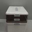 Citylife 3-Tier Medicine Cabinet Organizer,Medicine Cabinet First Aid Kit with Handle,Portable Multi-Purpose Storage Box Suitable for Family Emergency,Home,Travel,White