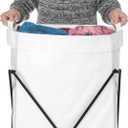 Whitmor Folding Laundry Hamper, 18.03"L x 16.54"W x 25.83"H
