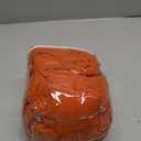 Chair Covers for Dining Room - Stretch Chair Slipcovers for Decorative Seat Protector Armless Removable Washable Elastic Dinner Universal Spandex Solid Chair Slip Covers Set (Autumn Orange,6)