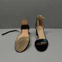 Amoji Women's 2.5 Inch Low Heel Ankle Strap Dressy Sandals 301 Size 40