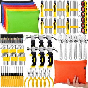 114 Pcs Christmas Mini Operation Tool Kit Emergency Compact Tool Set with Bag