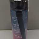 Water Bottle with Straw, 32oz Motivational Water Bottles with Time Marker to Drink, Tritan BPA Free, 1L Sports Water Bottle with Carry Strap Leak Proof for Women Gym Fitness Outdoor (1 Pack) (Blue Purple)