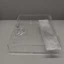 Juvale 5 Tier Acrylic Display Case for Collectibles, Mini Action Figures, and Rocks - Wall-Mount Display Cabinet - Clear, 14" Tall