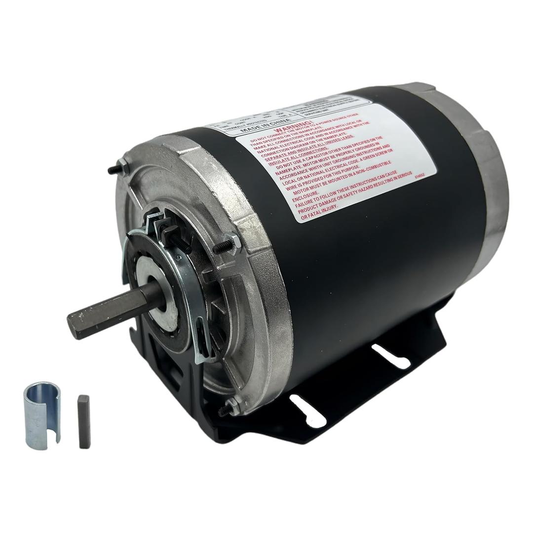 GF2054 Blower Motor 1/2 hp 115 Volts 7.2A 1725 RPM 60Hz 48 Frame Belt Drive Replacement for AO Smith BF2054 Packard 45012 GE 4708 Emerson 8200