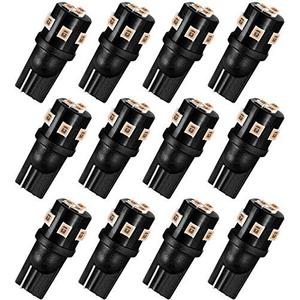 AUXLIGHT 194 168 2825 T10 LED Interior Light Bulbs Purple, Super Bright Replacement for Dome Map Door Trunk Courtesy License Plate Sidemarker Parking RV Camper Lights (Pack of 12)