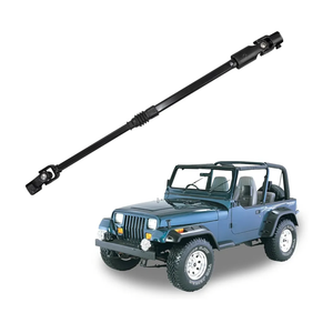 Lower Steering Shaft Steering Column with U-Joint Compatible with 1987-1995 Jeep Wrangler Replace 425274 52007017AA 52007017AB 52007017AC