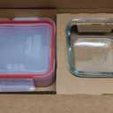 Pyrex Freshlock (5-Pack, 4 Cup) Glass Food Storage Containers Set, Airtight & Leakproof Plastic Locking Lids BPA-Free, Meal Prep Containers Set, Freezer Dishwasher Microwave Safe