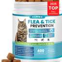 Chewable Flea Treatment for Cats Flea and Tick Prevention for Cats Chewables Fleas Chewables for Cat of All Breeds and Ages 400