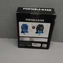 ONLYNEW Portable Fan Rechargeable, 20000mAh Cordless Battery Powered Fan with LED Lantern, USB C Battery Operated for Travel Bedroom Home Camping Tent Office Beach Desk Fishing Table (Black)