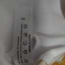 SHENHE Women's 2 Piece Bandeau Bikini Sets Floral Print Scalloped Boho Strapless Swimsuits (S, Yellow)