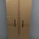 CROSSIO 16 Lights Mid Century Modern Chandelier Black Linear Chandelier Light Fixtures Glass Globe Sputnik Pendant Light for Dining Room Kitchen Island (Smoke Gray Lampshade)