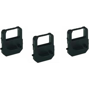 COMPUMATIC Pack of 3 Ribbon Cartridge for Lathem 100E, 900E, 1000E, 1500E, 1600E, 5000EP, 7000E, 7500E, LT5000, VIS6011, and Acroprint M150MC4, ES700, ES900, 175, ATT310, 39-0121-000 (Black Ink)