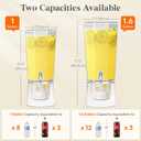 Lifewit 1 Gallon Drink Dispenser for Party with Leak-Proof Spigot, 2 Pcs