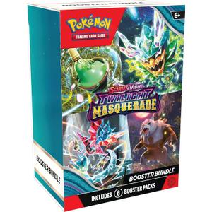 Pokmon TCG: Scarlet & VioletTwilight Masquerade Booster Bundle (6 Boosters) Pokmon TCG: Scarlet & VioletTwilight Masquerade Booster Bundle (6 Boosters)