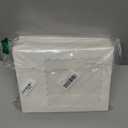 Bakepacker 36pcs White Pie Boxes 9x9x2.5 inches Easy Assemble Macaroon Cookie Boxes Bakery Boxes with Window for Bakery (Auto-pop Up)