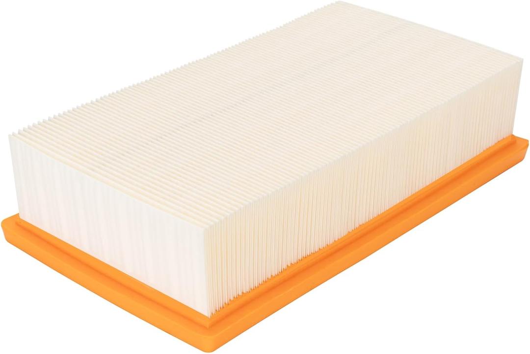 VF130H Flat Pleated HEPA Filter Compatible with Bosch VAC090 VAC140 Series Dust Extractors, Only for Dry-Vacuuming Use