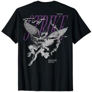 Back Print Y2K Aesthetic Streetwear Fashion Women Men Angel T-Shirt S