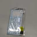 EYZUTAK for iPhone 17 Pro Case, Luxury Bling Shiny Glitter Sequin Phone Case with Sparkly Crystal Diamonds Rhinestone Border Aesthetic Cute Slim Soft Durable TPU Protective Cover for Women, Girls, Blue