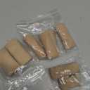 Bukihome 8 PCS Toe Protectors, Silicone Toe Caps Closed Toe Surface Fabric Sleeve Protectors, Prevent Pain Relief for Corns, Blisters and Ingrown Toenails (2PCS Large Size+ 6PCS Medium Size)[Upgrade] (8 Piece Set)