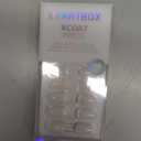 BTArtbox Press On Nails  White French Tip Press on Nails Square, Glue On Nails for Wedding Gift, Supremely Fit & Natural Stick On Nails in 15 Sizes  30 Fake Nails Kit, Classic French