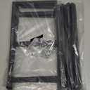 Mavivegue 18-33 Expandable Shoe Rack for Closet, 3-Tier Shoe Organizer, Adjustable Shoe Rack for Front Door Entrance, Entryway (Black)