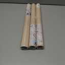 3 x Guvana Grasscloth Peel and Stick Wallpaper Beige Textured Contact Paper Modern Removable Self Adhesive Wall Paper Thicken Fabric Faux Linen Wallpaper for Bathroom Living Room Cabinets 78.7inx15.7in