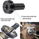 6697 Wheel Knuckle Vacuum Oil Seal Installer for Ford 2005-2019 F-250 F-350 Axle Shaft Seal Installer Tool