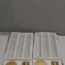 Hewory Gold Hurricane Candle Holders: Brass Candlestick Holders Set of 6 Tall Taper Candle Holders for Candlesticks Candle Sticks Holder Decor for Table Centerpiece Wedding Party Christmas Decorations