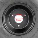 16x8-7 ATV Wheels, 3 lug 16x8-7 Tubeless Tires for Kazuma Quad ATV Go Kart UTV 125cc 150cc Off Road Tyres 3 Holes Rim set of 2