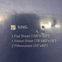 BEDELITE King Size Sheets Set, Luxury Soft Black Satin Sheets for Hair and Skin, Similar to Silk Bed Sheets Set 4 Pieces with 1 Deep Pocket Fitted Sheet, 1 Flat Sheet, and 2 Pillowcases