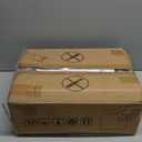 Somdot Nightstand Set of 2, Small Dresser for Bedroom with 2 Drawers, Bedside Table Night Stand End Table with Fabric Bins for Bedroom Kids Closet Dorm Guest Room, Black Rustic Brown