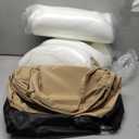 idee-home Outdoor Chair Cushions Set of 4, Thick 19" x 19" x 3" Outdoor Seat Cushions Patio Furniture Waterproof with Ties, Dining Pads