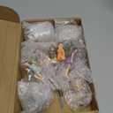 Fumete 13 Pcs Garden Accessories Miniatures Fairies Figurine Mushroom House Mini Garden Figurine Accessories for Outdoor Yard Home Decoration