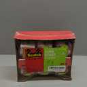 Scotch Sure Start Packing Tape, Clear, Holiday Wrapping Tape with Quiet Unwind and Easy Start, 1.88 in. x 22.2 yd., 6 Tape Rolls with Dispensers