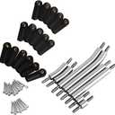 High Clearance 4 Links Set Stainless Steel Linkage kit for 1/24 Axial SCX24 GX470 AXI-1800 RC Crawler Car Upgrade Part