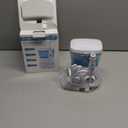 TUREWELL Water Flossing Oral Irrigator, 600ML Dental Cleaner 10 Adjustable Pressure, Electric Oral Flosser for Teeth/Braces, 8 Replacement Jet Tips for Family (White)